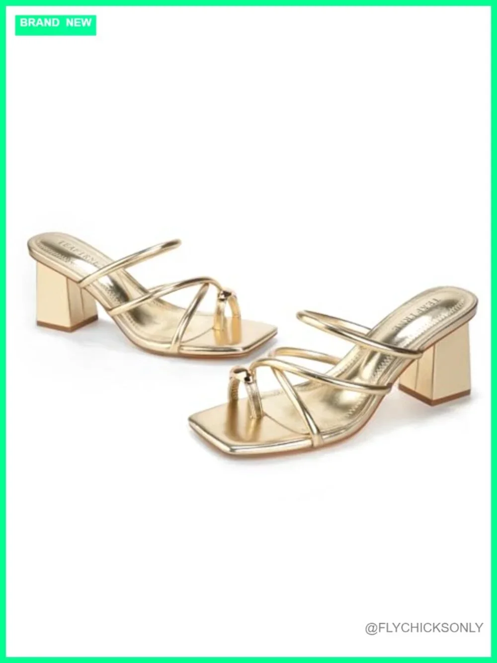 Square Toe Chunky Heel Flip Flop Sandals with Memory Foam, Plus Size, Block